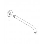 Набор для комплектации душа, с Tempesta 210, GROHE Grohtherm, хром