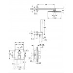 Набор для комплектации душа, GROHE Grohtherm Cube, хром