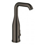 Смеситель для раковины GROHE Essence E инфракрасный, с регулировкой температуры, питание от батареи 6V, темный графит матовый 