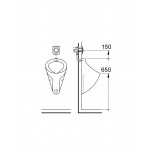 Панель смыва для писсуара GROHE Surf (37018SH0)