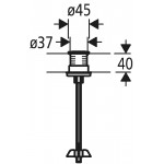Кнопка смыва для унитаза GROHE, хром 