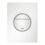 Панель смыва для унитаза GROHE Nova Cosmopolitan S, вертикальная, альпин-белый 