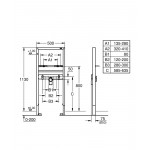 Система инсталляции для раковины GROHE Rapid SL 