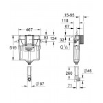 Смывной бачок, GROHE GD2