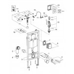 Система инсталляции для унитаза, GROHE Rapid SL, комплект 3 в 1, монтажная высота 1.13 м