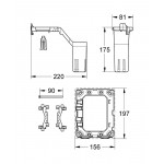 Комплект установки GROHE Fresh для систем инсталляции GROHE Rapid SL 