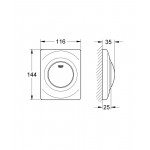 Панель смыва для писсуара GROHE Surf 