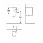 Полупьедестал для раковины GROHE Euro Ceramic, белый 