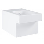 Унитаз подвесной, безободковый, GROHE Cube Ceramic, альпин-белый