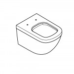 Подвесной унитаз GROHE Euro Ceramic, альпин-белый 
