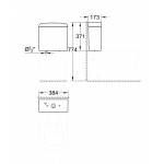 Смывной бачок для унитаза, GROHE Euro Ceramic, альпин-белый