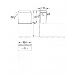 Смывной бачок для унитаза GROHE Euro Ceramic, подводка сбоку, альпин-белый 
