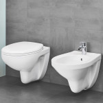 Унитаз подвесной с сиденьем для унитаза, GROHE Bau Ceramic, альпин-белый (39351000)