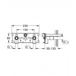 Комплект подключения для GROHE Eurosmart CE 