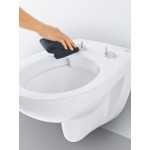 Подвесной унитаз, GROHE Bau Ceramic, альпин-белый 