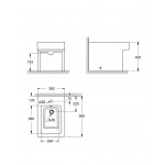 Биде напольное GROHE Cube Ceramic, альпин-белый 