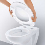 Сиденье для унитаза с микролифтом, GROHE Bau Ceramic, альпин-белый