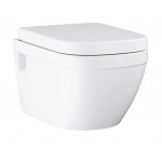 Унитаз GROHE Euro Ceramic подвесной с сиденьем, альпин-белый 