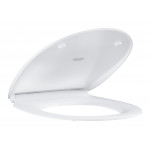 Сиденье для унитаза GROHE Bau Ceramic с микролифтом, альпин-белый 