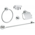 Набор аксессуаров 5 в 1, GROHE Essentials, хром
