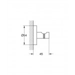 Крючок для банного халата, GROHE Essentials, хром