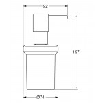 Дозатор жидкого мыла GROHE Essentials, хром 