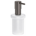 Дозатор жидкого мыла GROHE Essentials, тёмный графит глянец 