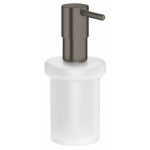 Дозатор жидкого мыла GROHE Essentials, тёмный графит матовый 