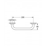 Ручка для ванной GROHE Essentials 300 мм, хром 
