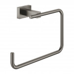Кольцо для полотенца GROHE Essentials Cube, темный графит матовый 