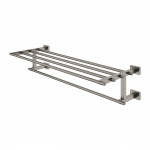 Полка для полотенец с дополнительной горизонтальной штангой GROHE Essentials Cube, 600 мм, темный графит матовый 