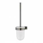 Туалетный "ёршик" в комплекте GROHE Essentials Cube, темный графит матовый 