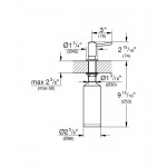 Дозатор жидкого мыла GROHE Contemporary, суперсталь