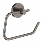 Держатель для туалетной бумаги без крышки GROHE Essentials, тёмный графит глянец 