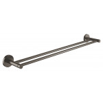 Двойной держатель для полотенца GROHE Essentials, тёмный графит матовый 