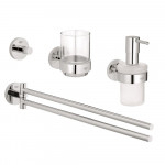 Набор аксессуаров GROHE Essentials New 4 в 1, хром 