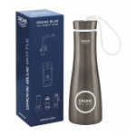 Бутылка для воды из нержавеющей стали GROHE Blue, темный графит матовый 
