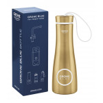 Бутылка для воды из нержавеющей стали GROHE Blue, холодный рассвет матовый 