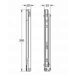 Комплект дооснащения для съемной металлической крышки GROHE 