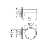 Держатель для стакана GROHE Selection, теплый закат матовый 