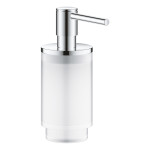 Дозатор жидкого мыла GROHE Selection, хром/прозрачный белый 