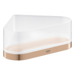 Полочка для душа GROHE Selection, угловая с держателем, теплый закат матовый 