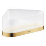 Полочка для душа GROHE Selection, угловая с держателем, холодный рассвет глянец 