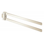 Держатель для полотенца GROHE Selection, двойной, поворотный, никель глянец 