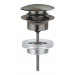 Донный клапан для раковины GROHE, темный графит матовый 