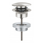 Донный клапан для раковины GROHE суперсталь 