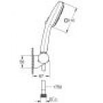 Набор для душа GROHE Tempesta Cube 110, 3 режима струи, 8.4 л/мин, хром