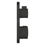 Внешняя часть термостата для душа GROHE Grohtherm на 2 потребителя, круглая, матовый черный