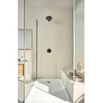 Внешняя часть термостата для душа GROHE Grohtherm на 2 потребителя, круглая, матовый черный