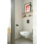 Держатель для туалетной бумаги GROHE Essentials с крышкой, матовый черный